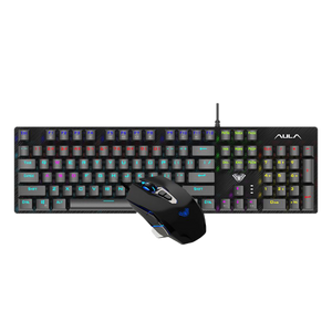 AULA T640 MECHANICAL GAMING KEYBOARD AND MOUSE