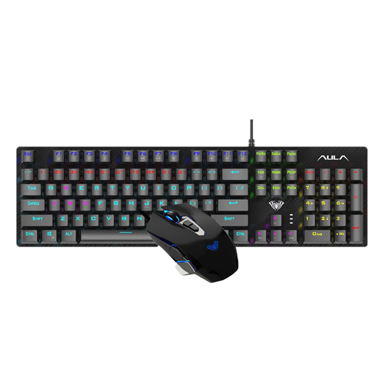 AULA T640 MECHANICAL GAMING KEYBOARD AND MOUSE