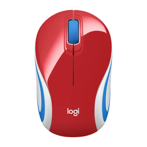 LOGITECH M187 ULTRA PORTABLE RED WIRELESS MOUSE